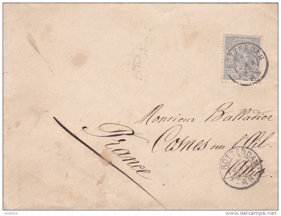 Rotterdam 8 N 1895 - Lettre Letter Brief - Cartas & Documentos