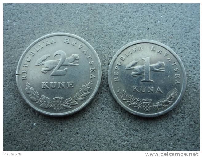 CROAZIA  -  LOTTO MONETE ANNI DIVERSI 2002 E 2007 - - Kroatien