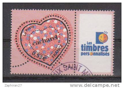 YT N° 3747a Cacharel Vignette TPP Oblitéré #218# - Used Stamps