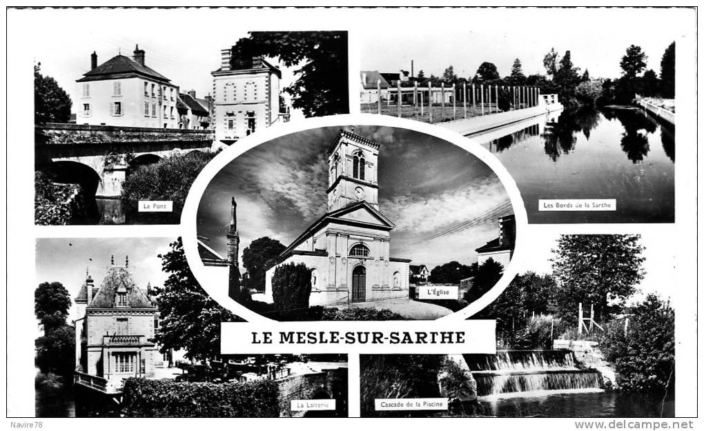 61 LE MELE ( MESLE) SUR SARTHE  LAITERIE Et AUTRES VUES - Le Mêle-sur-Sarthe