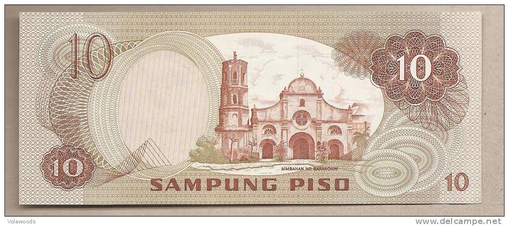 Filippine - Banconota Non Circolata Da 10 Piso - 1981 - Philippines