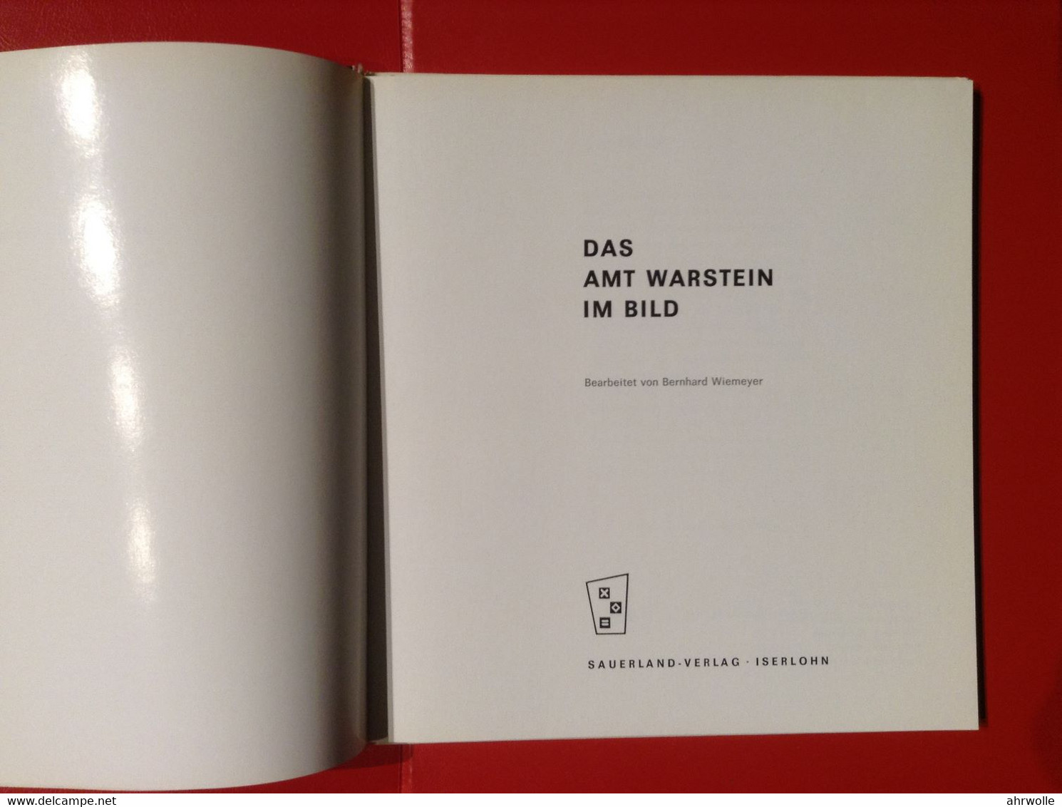 Buch Das Amt Warstein Im Bild Bernhard Wiemeyer Sauerland Verlag 1968 - Kronieken & Jaarboeken