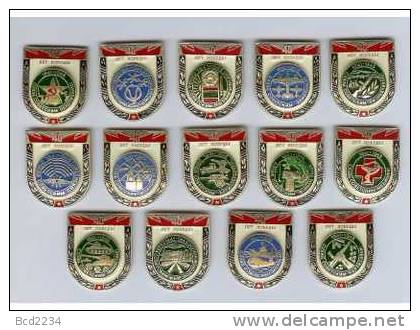 USSR 1985 SOVIET RUSSIA 14 ARMY PINS COMMEMORATING 40 YEARS OF VICTORY - Armee