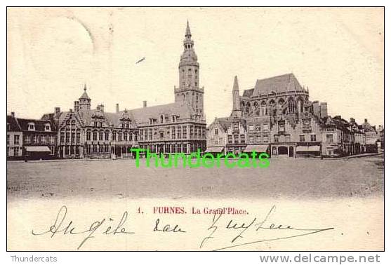 VEURNE FURNES 1900 LA GRAND PLACE - Veurne