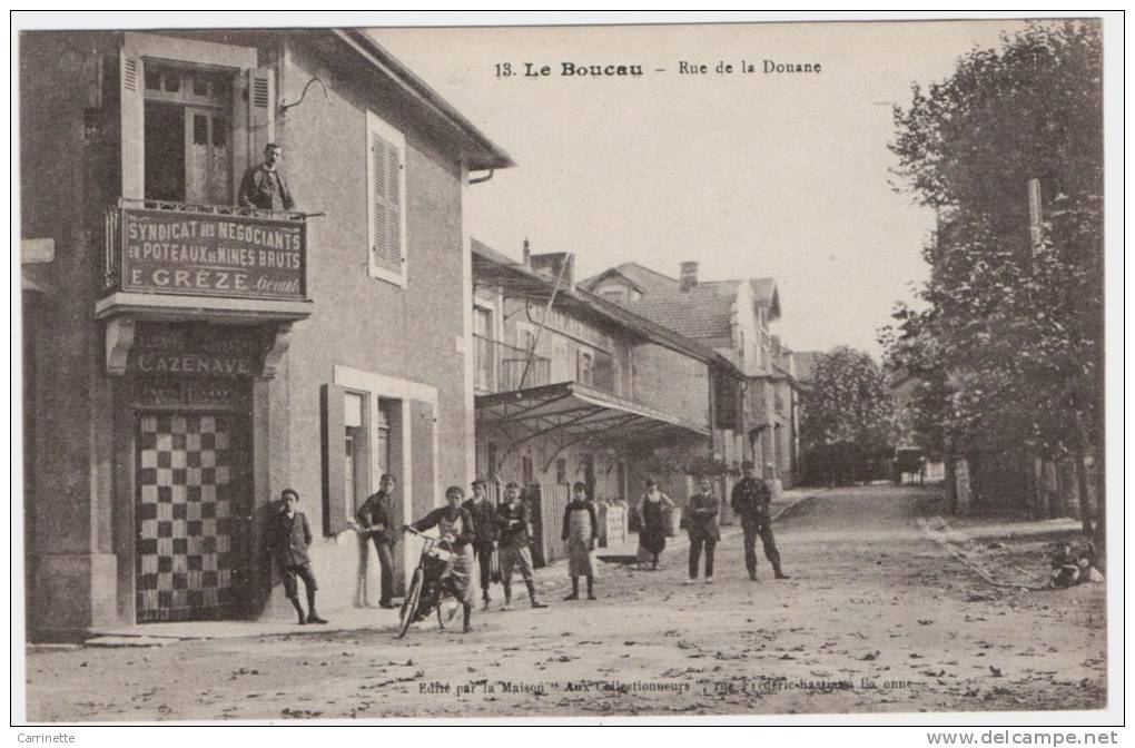 LE BOUCAU - 64 - Rue De La Douane - Syndicat Des Négociants - Achat Immédiat - Boucau