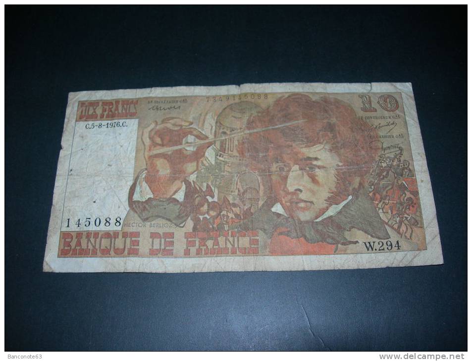 Francia  10 Francs - 10 F 1972-1978 ''Berlioz''