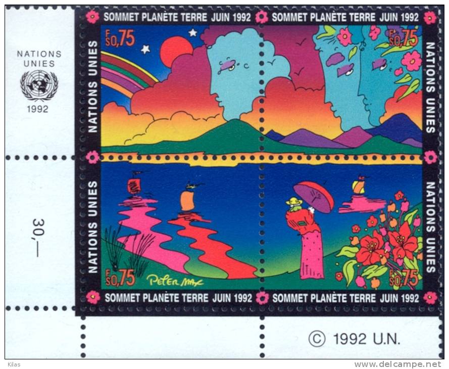 UNITED NATIONS, Geneva UNCED - Unused Stamps