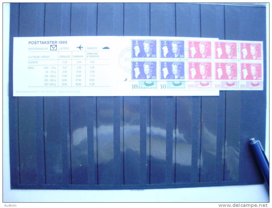 Grönland MH 1  Booklet 1 Oo Used - Postzegelboekjes