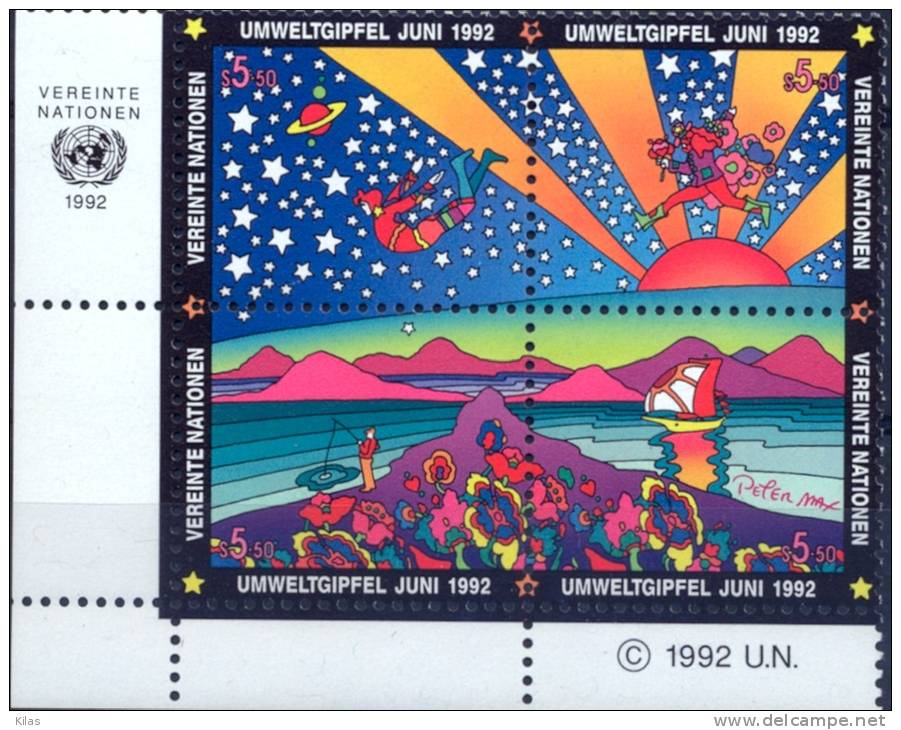 UNITED NATIONS, Vienna  UNCED - Unused Stamps