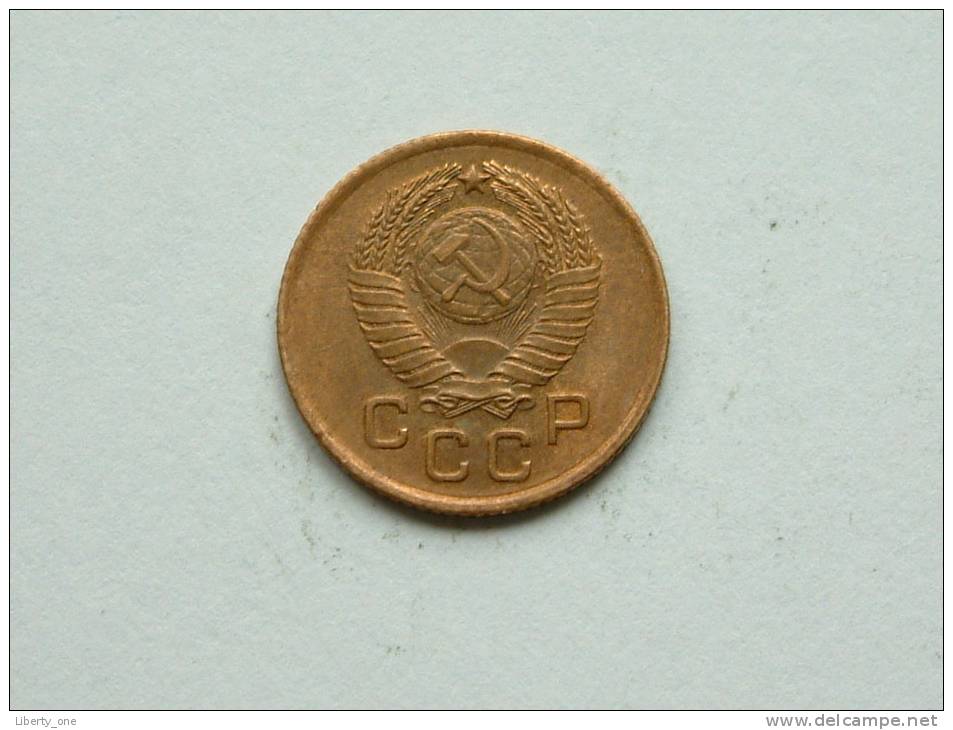 1 Kopek 1957 / Y # 119 ( Uncleaned Coin - For Grade, Please See Photo ) !! - Rusia