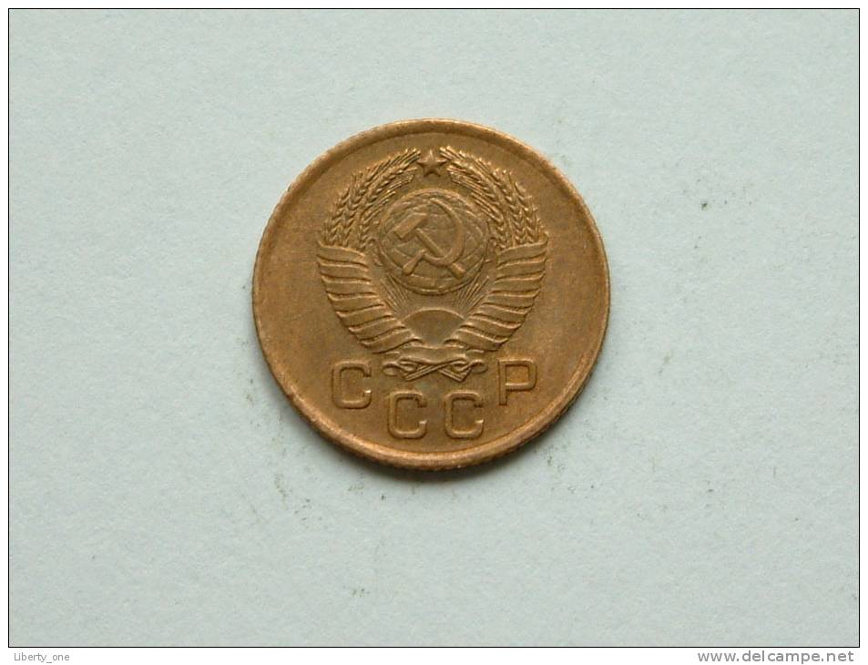 1 Kopek 1957 / Y # 119 ( Uncleaned Coin - For Grade, Please See Photo ) !! - Russie