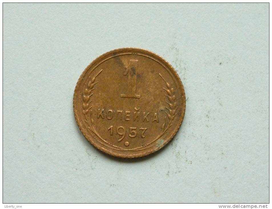 1 Kopek 1957 / Y # 119 ( Uncleaned Coin - For Grade, Please See Photo ) !! - Russland