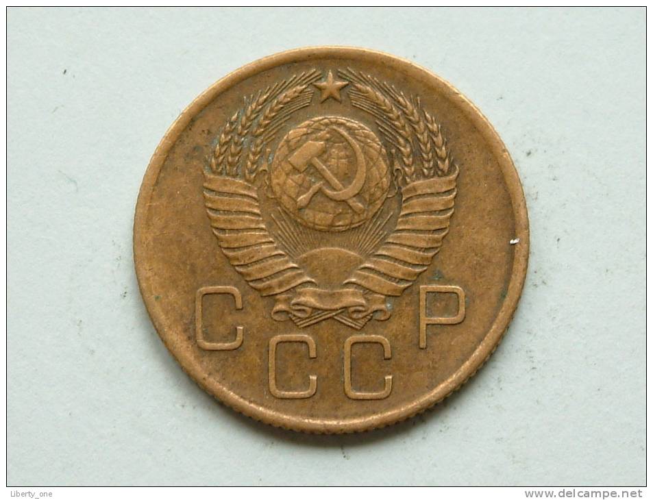 3 Kopeks 1957 / Y # 121 ( Uncleaned Coin - For Grade, Please See Photo ) !! - Russia