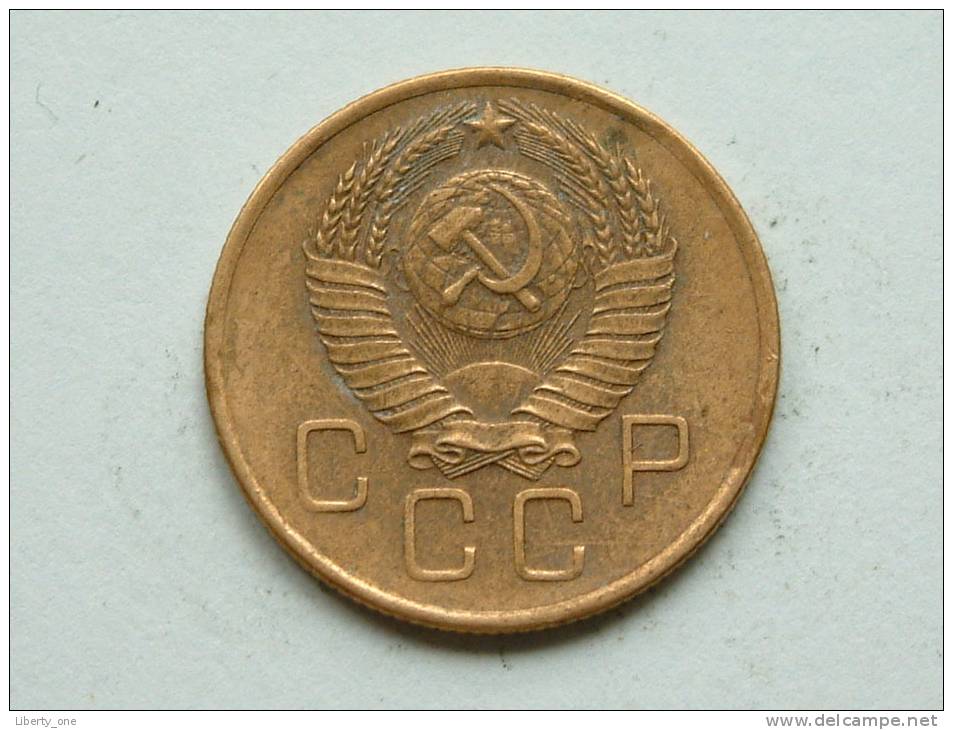 3 Kopeks 1957 / Y # 121 ( Uncleaned Coin - For Grade, Please See Photo ) !! - Russie