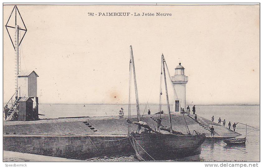 20830 PAIMBOEUF 44  Jetée Neuve -782 Vasselier . Bateau Voilier Pecheur - Paimboeuf