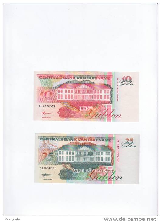 Billet  Du Surinam  Neuf Unc  Pick 137b+138d +139 - Surinam