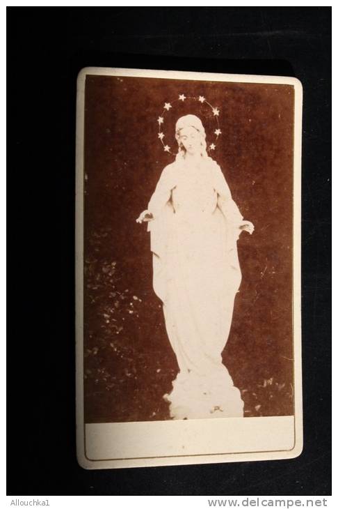 Photographie Originale D'une Vierge Non élue à Identifier Religion Chrétienne - Ancianas (antes De 1900)