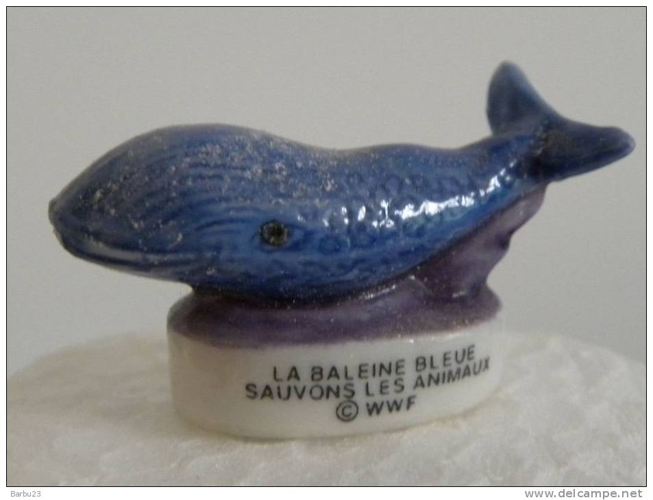 Feve WWF SAUVONS LES ANIMAUX - La Baleine Bleue - Tiere