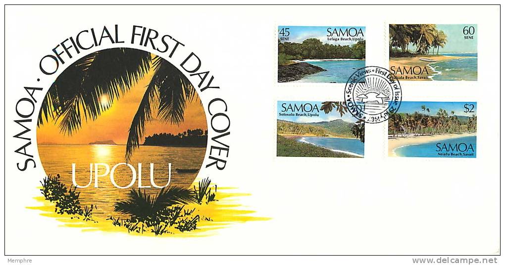 1987  Scenic Views Unaddressed FDC - Samoa