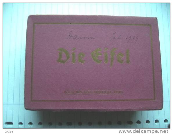 Duitsland Deutschland Allemagne Germany Die Eifel Manderscheid Daun Usw Album Map Carnet Mit 10 Ansichtskarten - Manderscheid