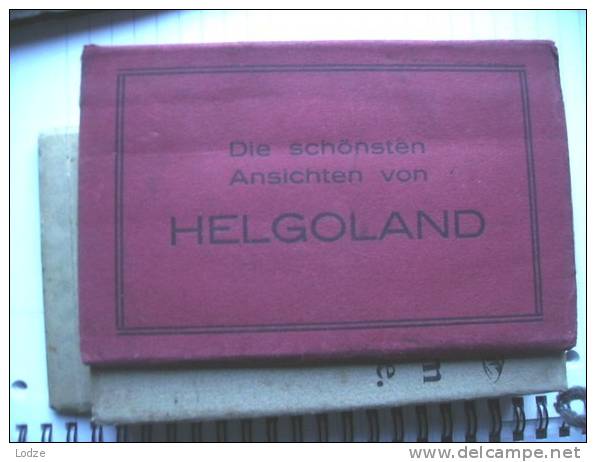Duitsland Deutschland Allemagne Germany Helgoland Album Map Carnet Mit 10 Ansichtskarten Alt - Helgoland