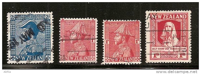 New Zealand 1926-1929 Stamp Acumulation, Used (o) - Usati