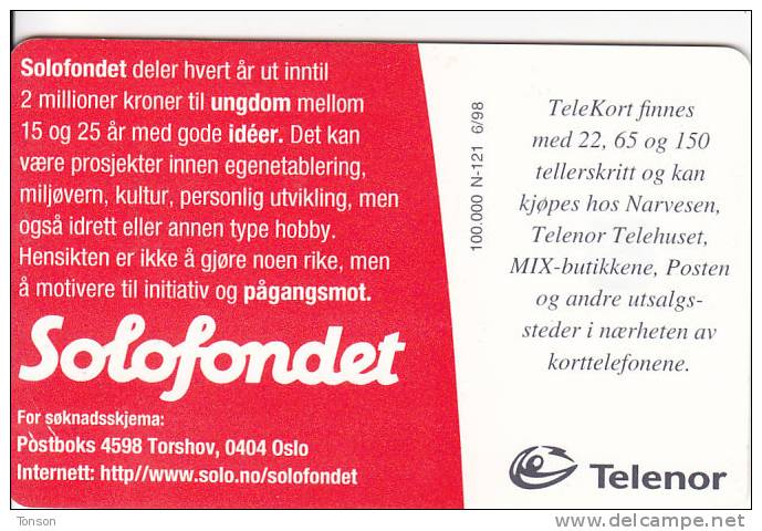 Norway, N121, Solofondet, 2 Scans. - Norwegen