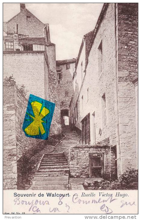 Souvenir De WALCOURT - Ruelle Victor Hugo - Superbe Carte - Walcourt