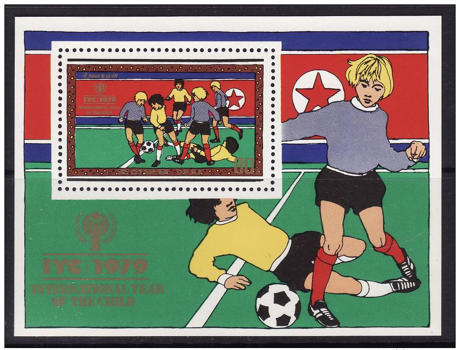 Korea (North) #1888 F-VF Mint NH ** (1979) International Year Of The Child, Soccer - Korea, North