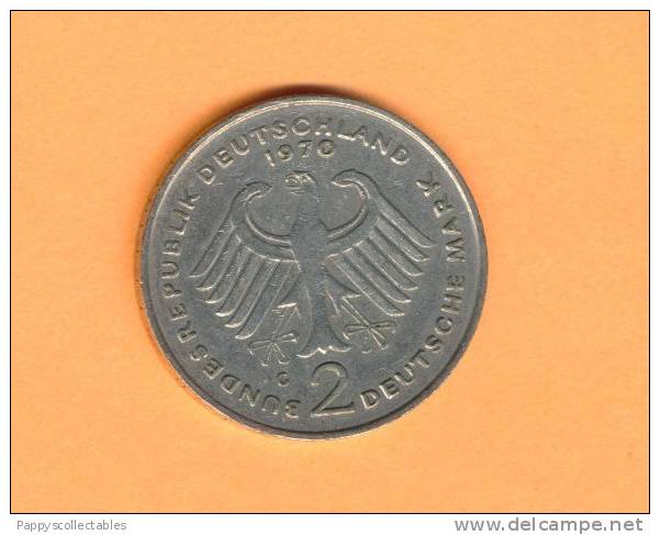 Germany Allemagne 5 Mark G Deutsche Mark 1969 Silver Silber Argent 625 - 5 Marchi