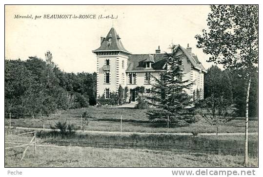 N°24173 -cpa Beaumont La Ronce -Mirandol- - Beaumont-la-Ronce