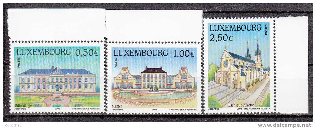 Luxembourg 1551 à 1553 ** - Nuevos