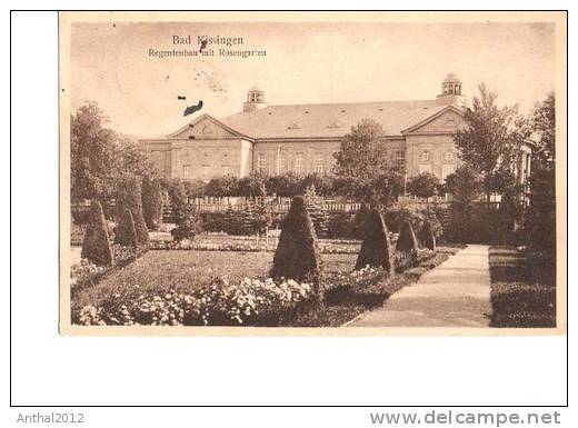 Bad Kissingen Regentenbau Mit Rosengarten 20.5.1925 Nach Berlin - Bad Kissingen