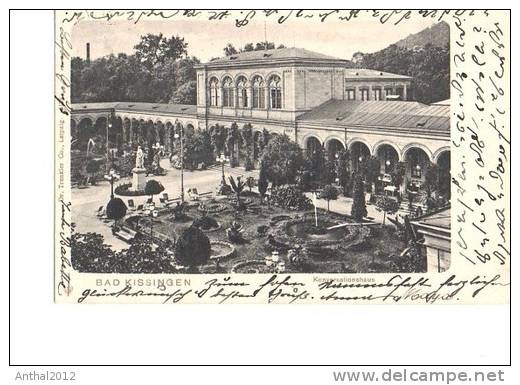 Bad Kissingen Konversationshaus Brunnen Sw 26.7.1912 Nach Walchstadt - Bad Kissingen