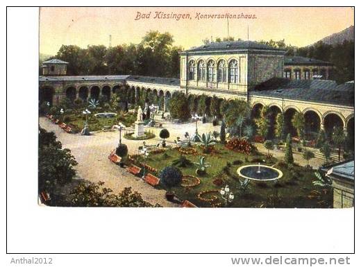 Litho Bad Kissingen Konversationshaus 19.11.1910 Nach Tabor Böhmen - Bad Kissingen