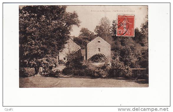 Carte 1910 ENVIRONS DE MAYENNE / LE MOULIN DE CHAUVRIE - Other & Unclassified