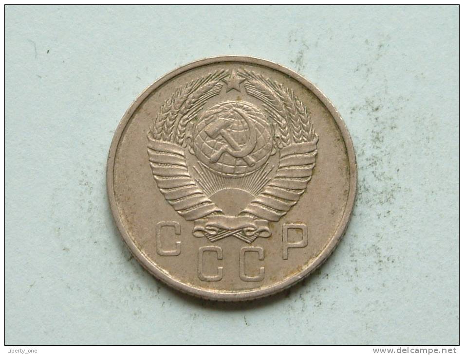 1957 - 15 KOPEKS / Y # 124 ( Uncleaned - For Grade, Please See Photo ) ! - Russie