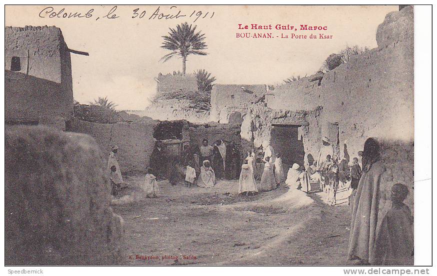 20840 MAROC Haut Guir BOU ANAN La Porte Du Ksar -benayoun - Autres & Non Classés