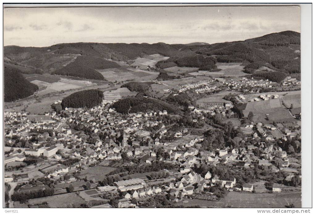 5787 OLSBERG, Luftaufnahme 1969 - Meschede