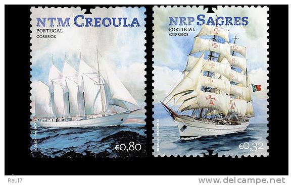 Portugal 2012 - Bateaux Voiliers Portugais - 2v Neufs // Mnh - Unused Stamps