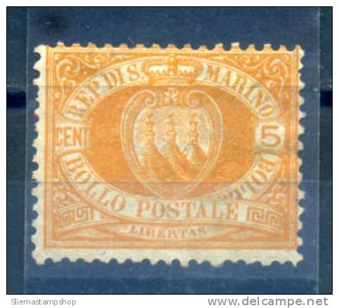 SAN MARINO - 1877/90 COAT OF ARMS - V6321 - Neufs