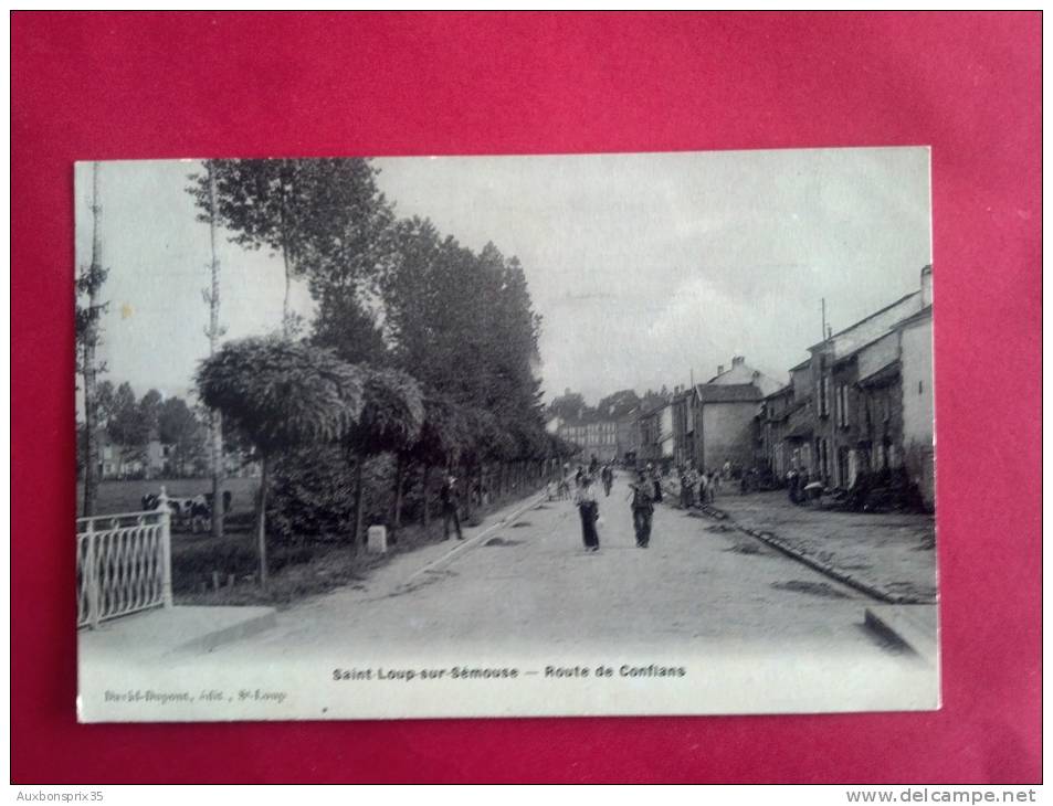 CPA - CARTE POSTALE - 70 - SAINT LOUP SUR SÉMOUSE - ROUTE DE CONFLANS - Autres & Non Classés