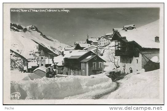 N°24276 -cpsm Saint Véran -intérieur Du Village- - Saint-Vérand