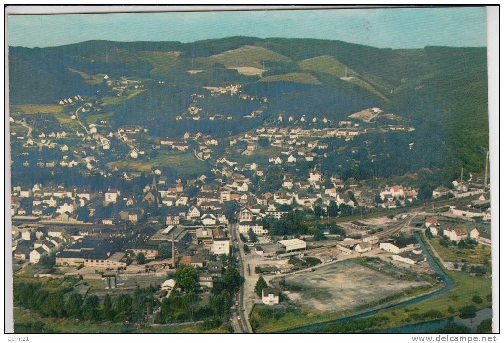 5970 PLETTENBERG, Luftaufnahme 1970 - Plettenberg