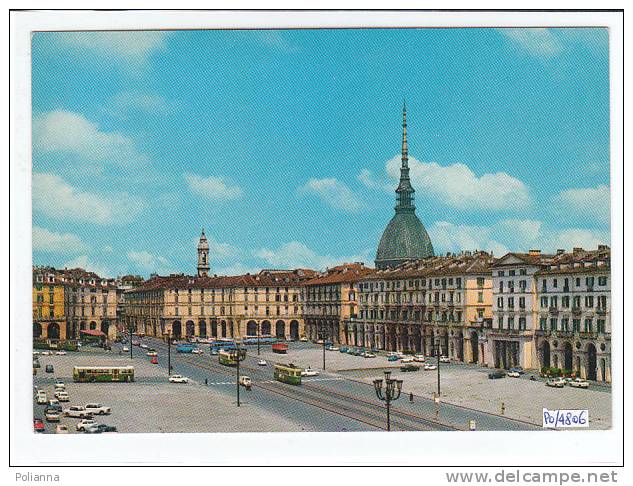 PO4806# TORINO - PIAZZA VITTORIO - TRAM TRAMWAY AUTO - MOLE ANTONELLIANA  No VG - Mole Antonelliana