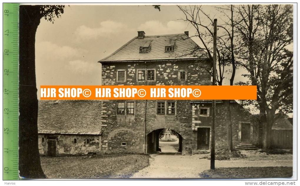 „Frauenstein/Erzgeb., Schloßaufgang“ Um 1950/1960, Ansichtskarte  Ungebrauchte Karte - Frauenstein (Erzgeb.)