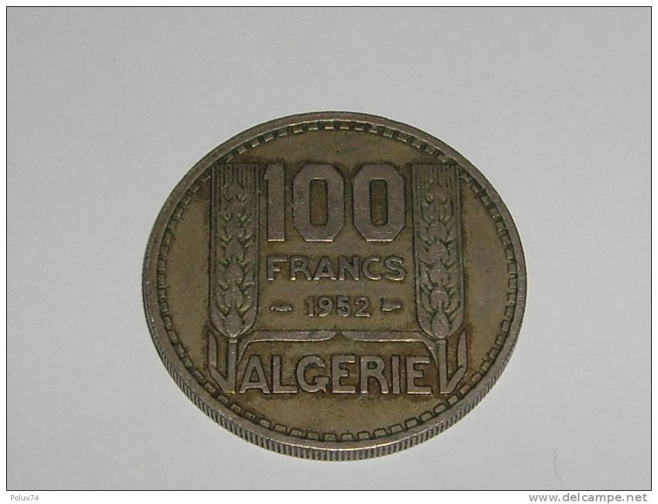 100 Francs 1952 Algerie Francaise - Argelia