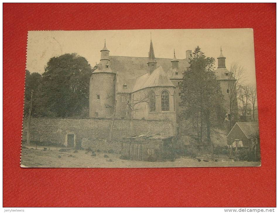 ECAUSSINES-LALAING  -  Vieux Château Et La Chapelle Vus Du Berceau - Ecaussinnes