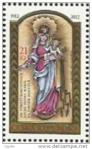 CZ 2012-725 BASILIKA SVETY HOSTIN MARIEN STATUTE, CZECH REPUBLIK, 1 X 1v, MNH - Ongebruikt