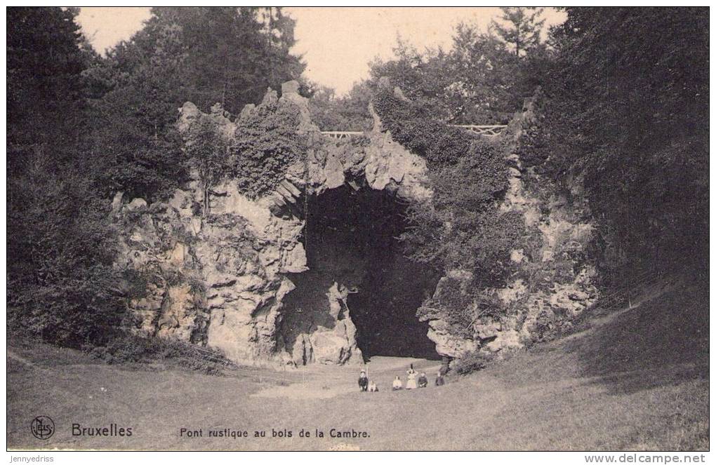 BRUXELLES , Pont Rustique Au Bois De La Cambre - Parks, Gärten